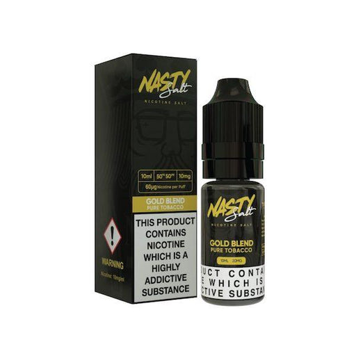 Gold Blend Tobacco Nic Salt by Nasty Juice - Vape Joos UK