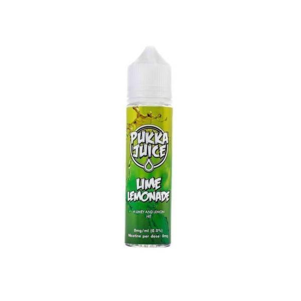 Lime Lemonade by Pukka Juice 60ml Short Fill (3930106069086)
