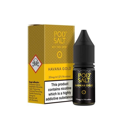 Pod Salt Havana Gold Nic Salt 10ml (4338322931806)