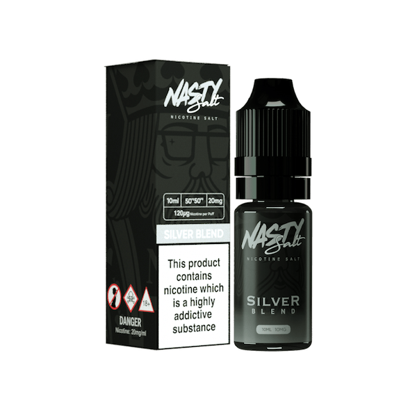 Silver Blend by Nasty Juice - Nic Salt - Vape Joos UK