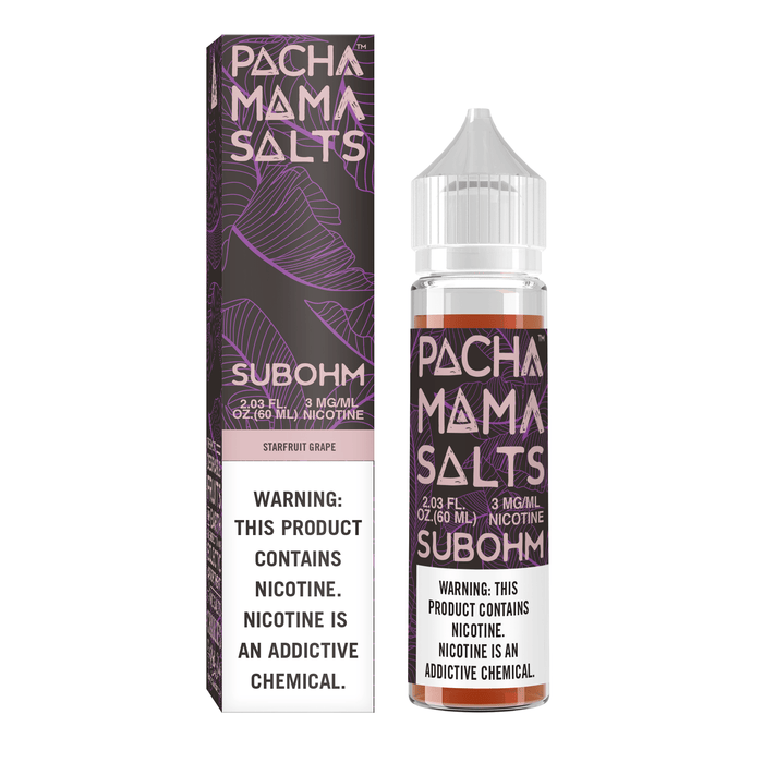 Starfruit Grape - Pacha Mama Sub-Ohm Salt - 60mL (3932001599582)