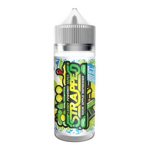 Sour Apple Refresher On Ice by Strapped - Vape Joos UK