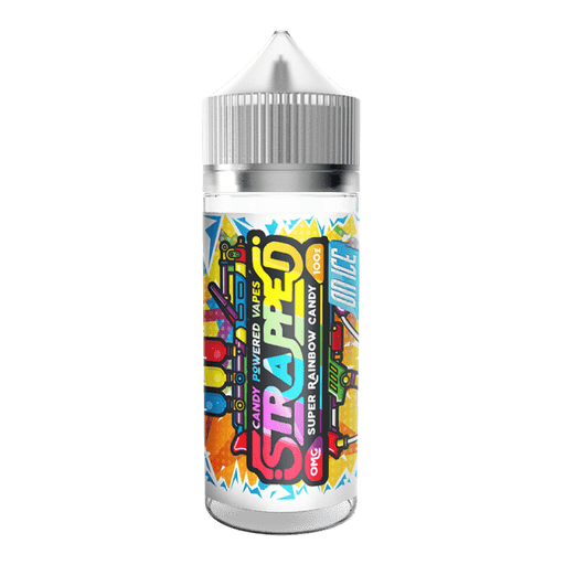 Super Rainbow Candy On Ice by Strapped - Vape Joos UK