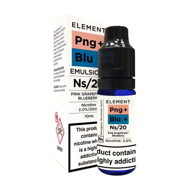 Element Pink Grapefruit & Blueberry Nic Salt Salts