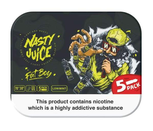 Nasty Juice Fatboy 5 X 10Ml Pack E-Liquid (10927329735)